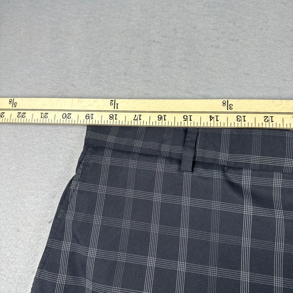 Walter Hagen Shorts Men's W38 Black grid‎ Performance Golf Chino Golfer